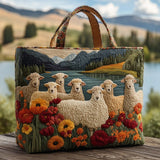 Handcrafted Bag - Lakeside Sheep Design