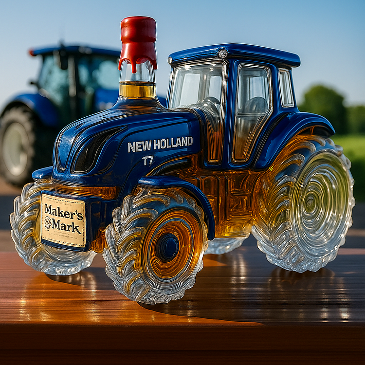 New Holland T7 Whiskey Decanter