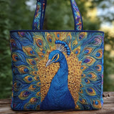 Royal Peacock Artisan Tote