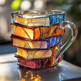 One-of-a-Kind 3D Happiness Mug for Book Enthusiasts