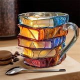 One-of-a-Kind 3D Happiness Mug for Book Enthusiasts