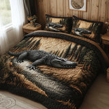 3-Piece Quilt Set - Forest Animals