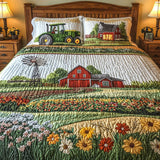 3-Piece Quilt Set - Happy Farm