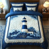 3-Piece Quilt Set - Lighthouse Breeze
