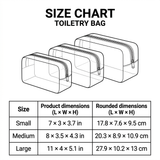 Lennon - Quilted Toiletry Bag - Retro Travel Pattern