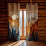 Allie - Quilted Curtains Forest Landscape