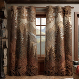 Allie - Quilted Curtains Forest Landscape