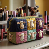 Ashley - Quilted Toiletry Bag - Patchwork
