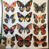 Avery - Textile Wall Art - Butterflies in Bloom