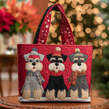 Handcrafted Schnauzer Trio Bag