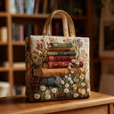 Floral Patterned Quilted Artisan Tote
