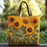 Sunflower Classic Quilted Bag