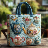 Floral Patterned Quilted Bag