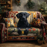 Blanca - Quilted Sofa Cover Pattern Forest
