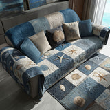 Brinlee - Quilted Sofa Cover Sea Serene