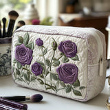 Delaney - Quilted Toiletry Bag - Moonlit Florals