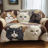 Elinore - Padded Sofa Cover Cat Gold