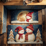 Fatima - 2-Piece Kitchen Mat Set - Snow Day