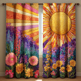 Kailyn - Quilted Curtains - Sunrise Lavender