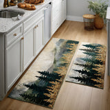 Kenzie - 2-Piece Kitchen Mat Set - Forest Valley