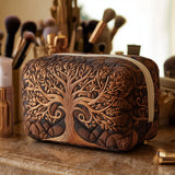 Latoya - Quilted Toiletry Bag - Ancestral Tree