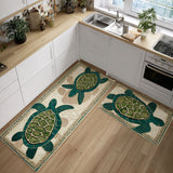 Makenzie - 2-Piece Kitchen Mat Set - Elegant Shells