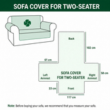 Dessa - Quilted Sofa Cover Garden Indigo