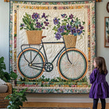 Mckinlee - Textile Wall Art - Blooming Wheels