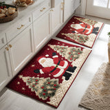 Mikayla - 2-Piece Kitchen Mat Set - Santa Claus