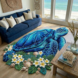 Noelia - Shaped Area Rug - Island Turtle