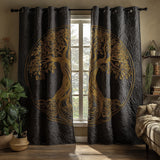 Oaklee - Quilted Curtains - Heavenly Tree of Life
