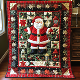 Odessa - Quilted Blanket - Santa Claus