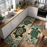 Ophelia - 2-Piece Kitchen Mat Set - Elegant Shells