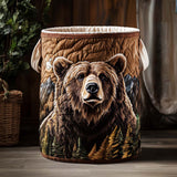 Quilted Laundry Basket - Bear's Forest Walk