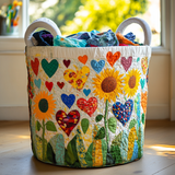 Quilted Laundry Basket - Country Charm
