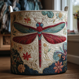Quilted Laundry Basket - Pure Dragonfly