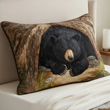 Quilted Pillow Sham - Bear Sanctuary