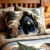 Quilted Pillow Sham - Festive Nest