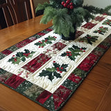 Quilted Table Runner - Festive Bells