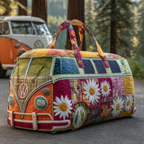 Quilted Travel Bag - Daisy Camper