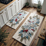Sage - 2-Piece Kitchen Mat Set - Christmas Star Charm