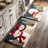 Saylor - 2-Piece Kitchen Mat Set - Snow Friends