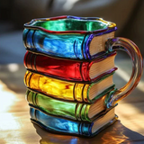 Vibrant Artisan Mug Inspired by Literature
