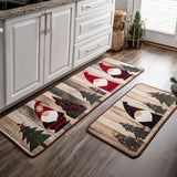 Shea - 2-Piece Kitchen Mat Set - Sparkling Snow