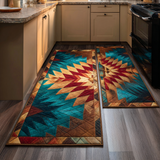 Sienna - 2-Piece Kitchen Mat Set - Southwestern
