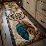 Sofia - 2-Piece Kitchen Mat Set - Dreamy Feathers