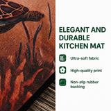 Sage - 2-Piece Kitchen Mat Set - Christmas Star Charm