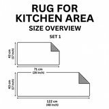 Kiley - 2-Piece Kitchen Mat Set - Alpine Landscape