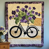 Sybil - Textile Wall Art - Bicycle Bouquet