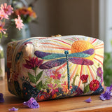 Tammy - Quilted Toiletry Bag - Refined Ruffle